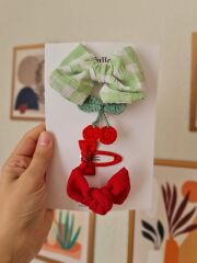 El Örgüsü Kiraz Klips SEt