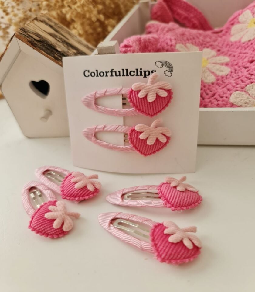 Strawberry Pink Citcit Toka Cift
