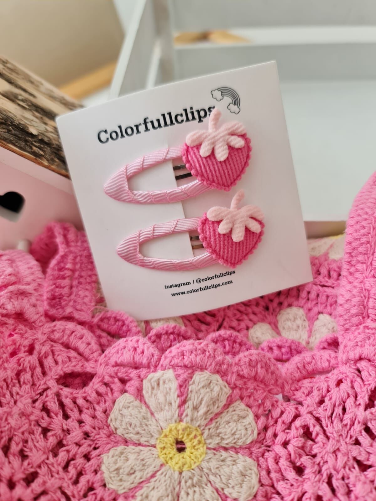 Strawberry Pink Çıtçıt Çift