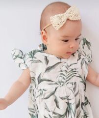 Pamuk Dantel Fiyonk Bandana