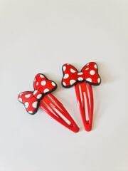 Minnie Fiyonklu kiz cocuk citcit toka cift