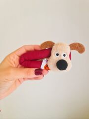 Bordo Sevimli Köpecik Çıtçıt Toka