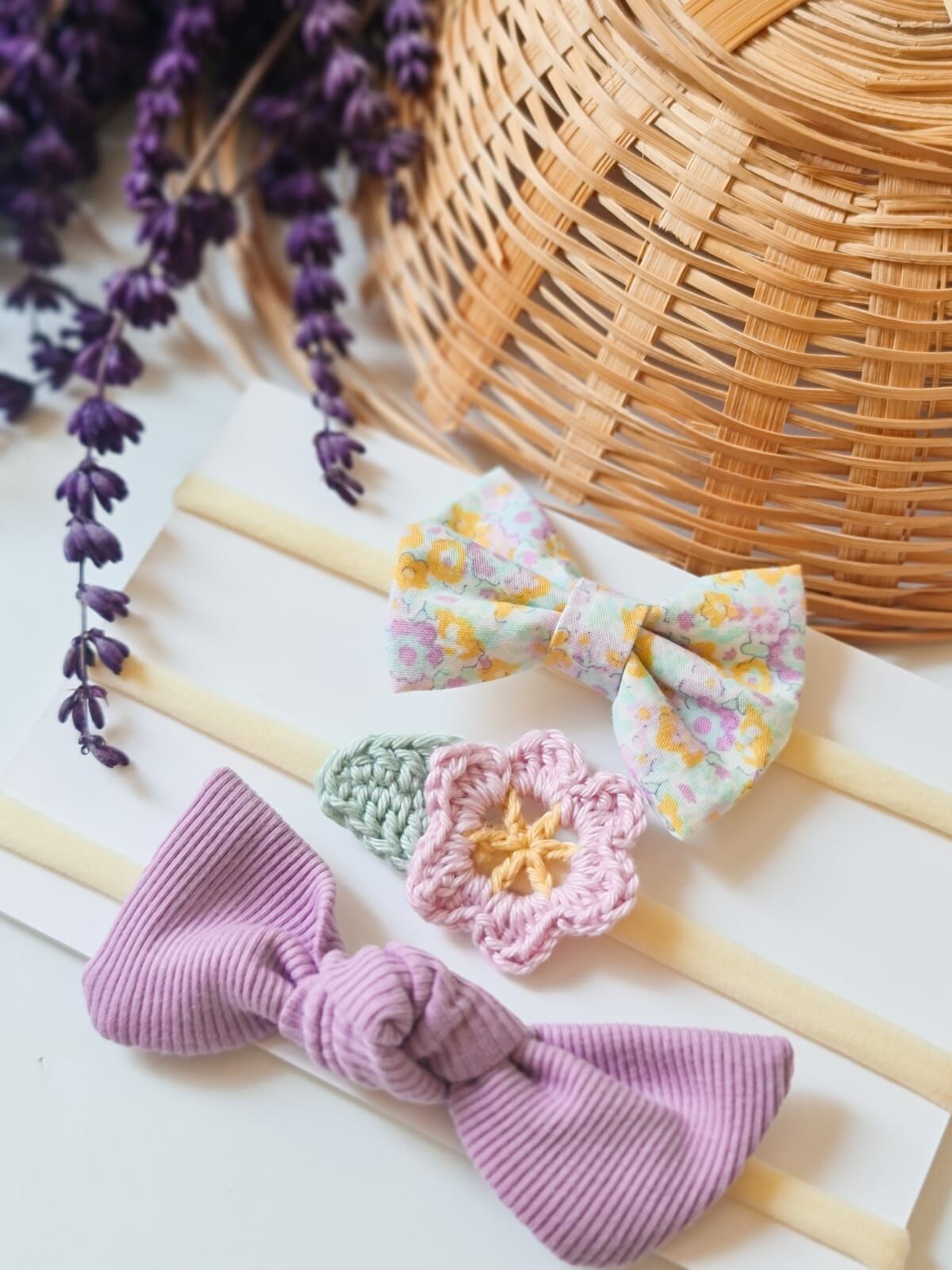 Çıtır Çiçek Fiyonk Bandana Set