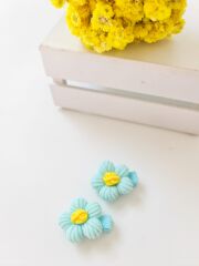 Çiçek Objeli Klips Toka – 2’li Set | Çocuklara Uygun Şık ve Renkli Tasarım