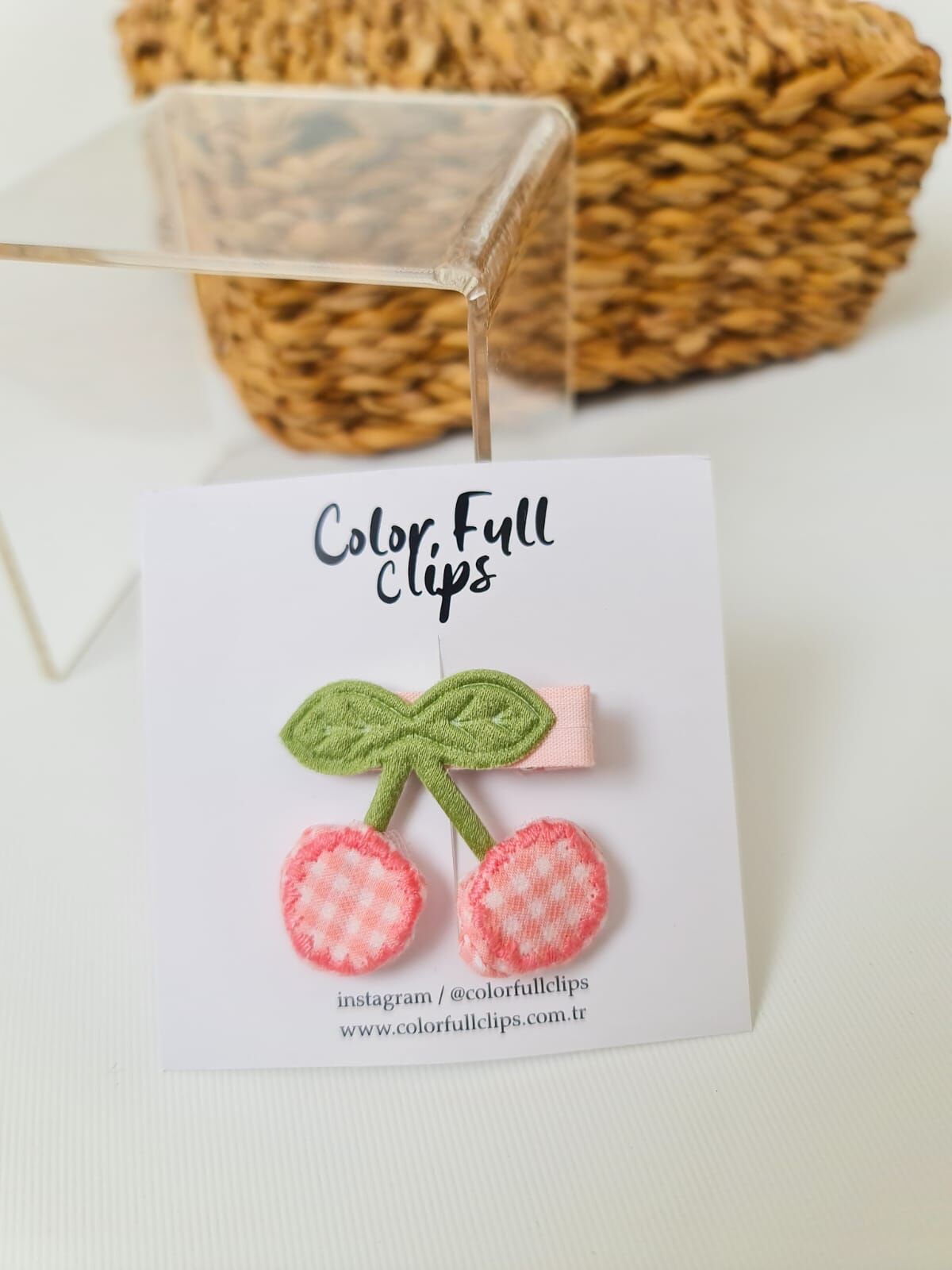 Pöti Kiraz Klips Pembe ADET
