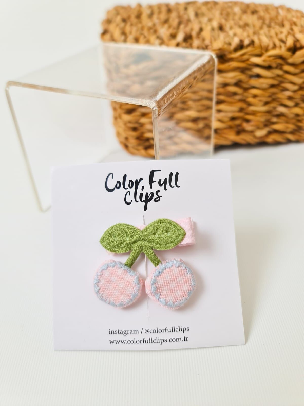 Pöti Kiraz Klips Açık Pembe ADET