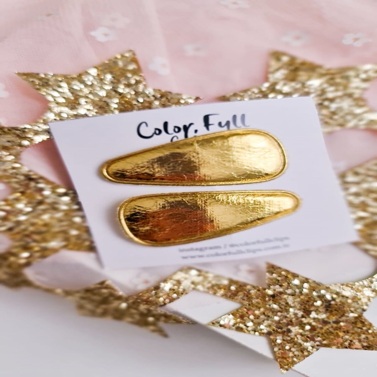 Shiney Gold Citcit Toka Cift
